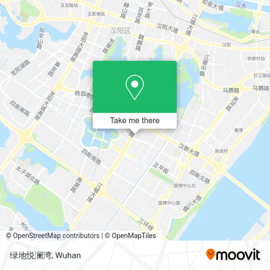 绿地悦澜湾 map
