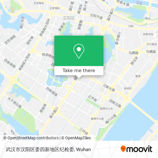 武汉市汉阳区委四新地区纪检委 map