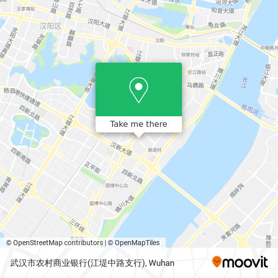 武汉市农村商业银行(江堤中路支行) map