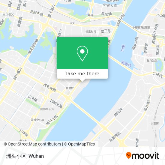 洲头小区 map