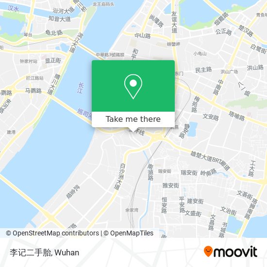 李记二手胎 map