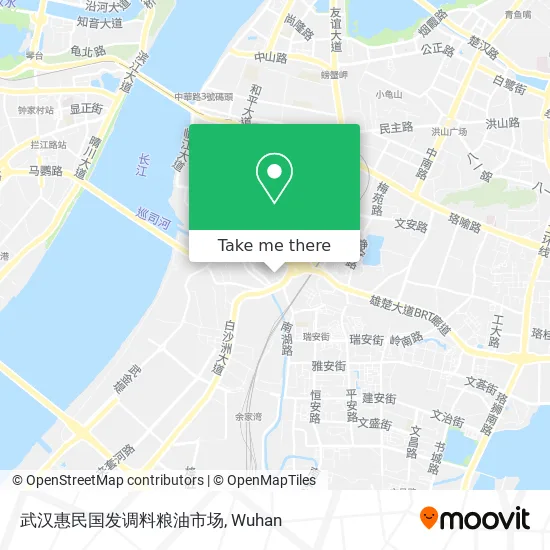 武汉惠民国发调料粮油市场 map
