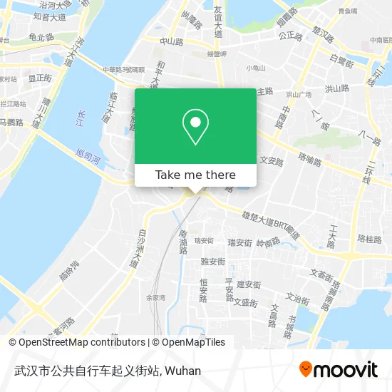 武汉市公共自行车起义街站 map
