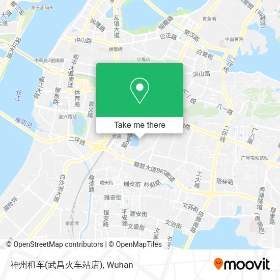 神州租车(武昌火车站店) map
