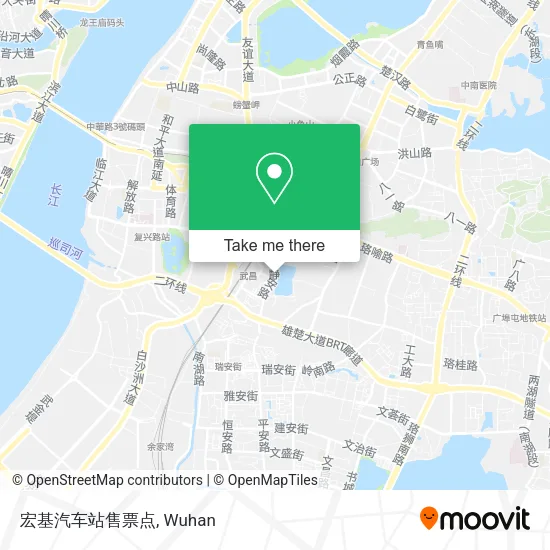 宏基汽车站售票点 map