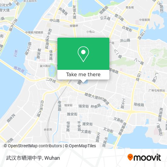 武汉市晒湖中学 map