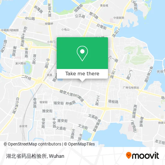 湖北省药品检验所 map