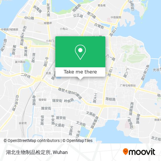 湖北生物制品检定所 map