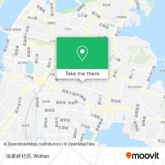 涂家岭社区 map