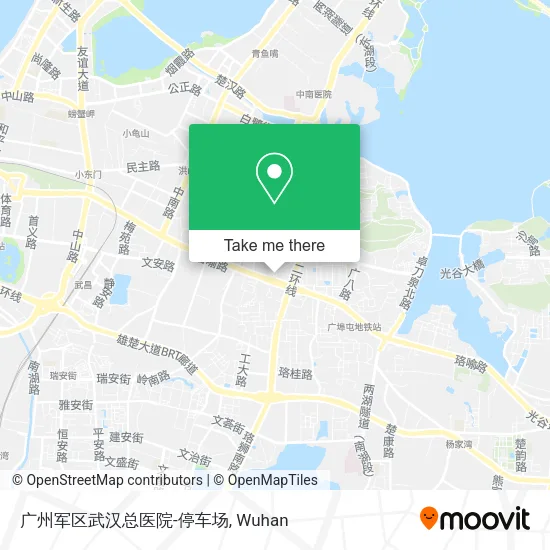 广州军区武汉总医院-停车场 map