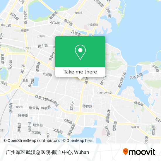广州军区武汉总医院-献血中心 map