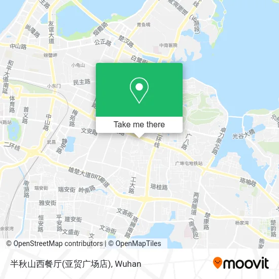 半秋山西餐厅(亚贸广场店) map