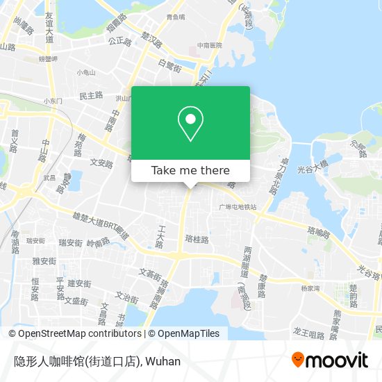 隐形人咖啡馆(街道口店) map