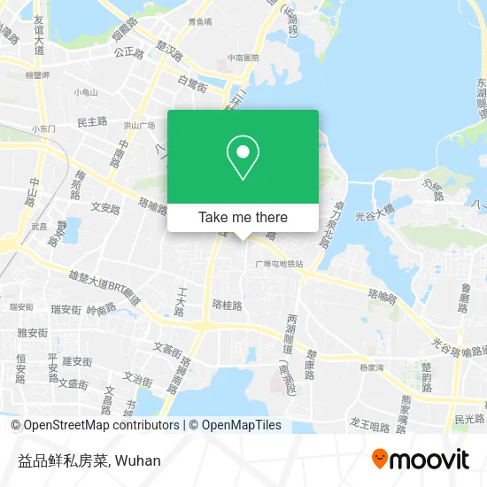 益品鲜私房菜 map