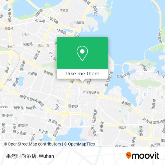 果然时尚酒店 map