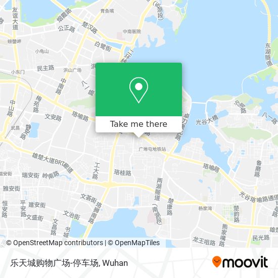 乐天城购物广场-停车场 map
