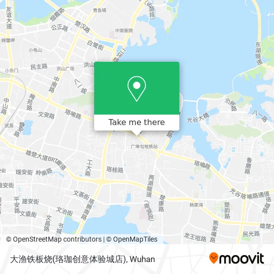 大渔铁板烧(珞珈创意体验城店) map