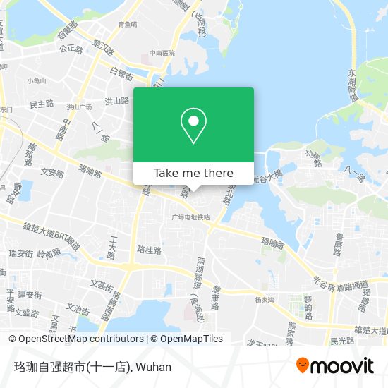 珞珈自强超市(十一店) map