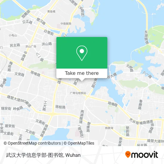武汉大学信息学部-图书馆 map