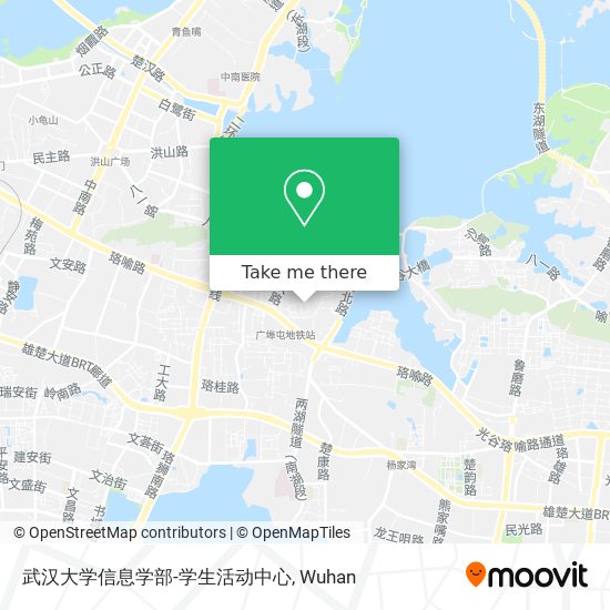 武汉大学信息学部-学生活动中心 map