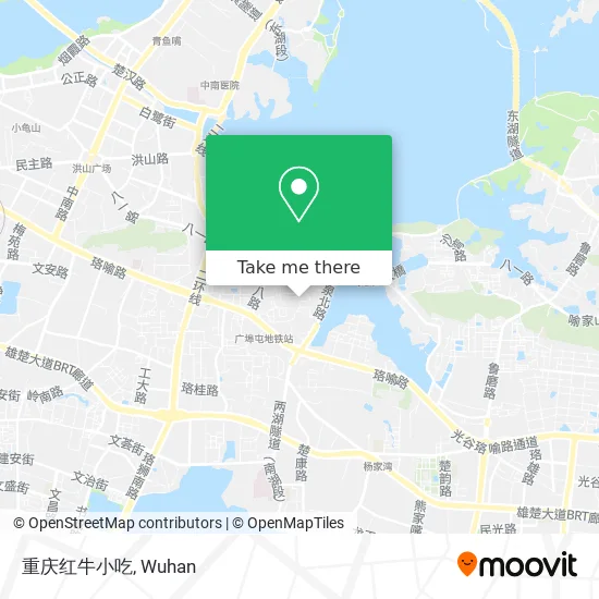 重庆红牛小吃 map