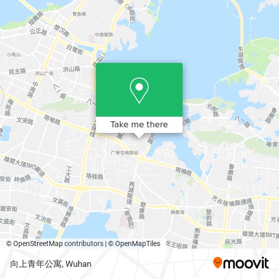 向上青年公寓 map