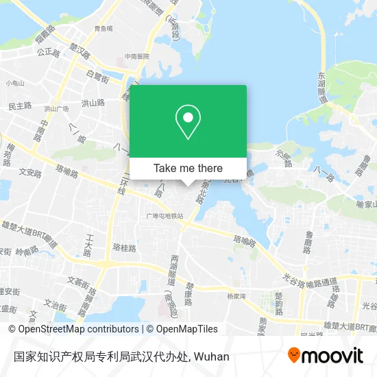 国家知识产权局专利局武汉代办处 map