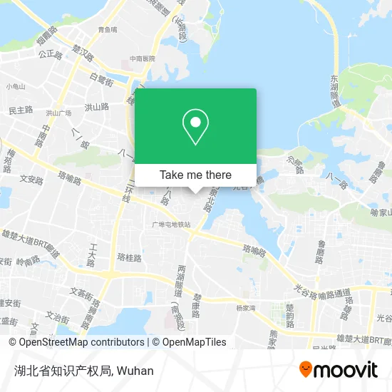 湖北省知识产权局 map