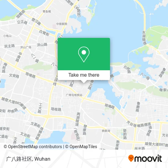 广八路社区 map