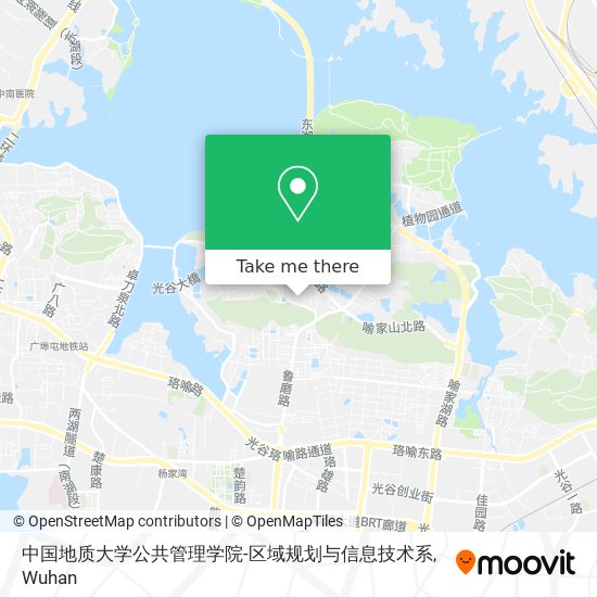 中国地质大学公共管理学院-区域规划与信息技术系 map