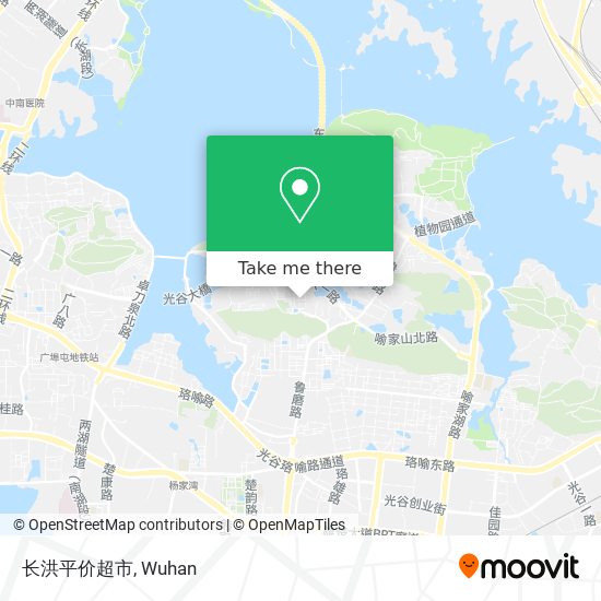 长洪平价超市 map