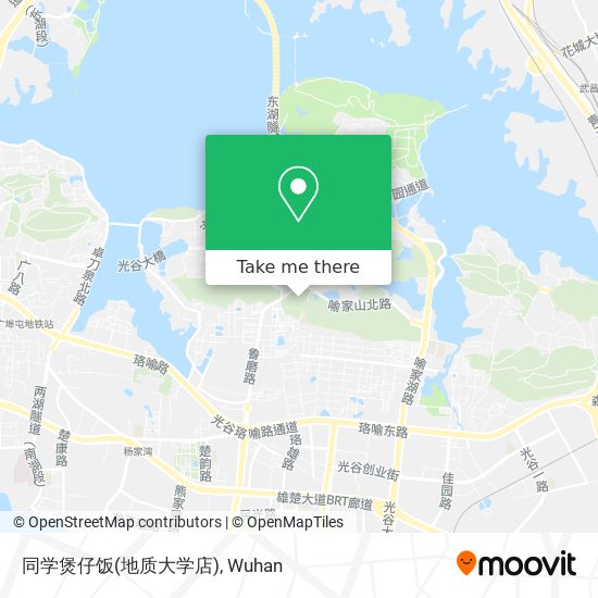 同学煲仔饭(地质大学店) map