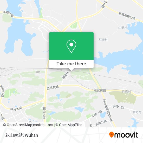 花山南站 map