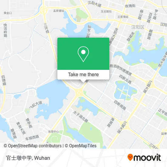 官士墩中学 map
