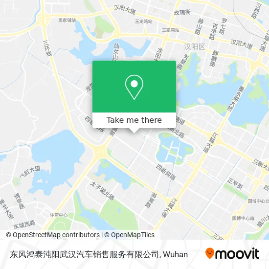 东风鸿泰沌阳武汉汽车销售服务有限公司 map