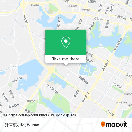 升官渡小区 map