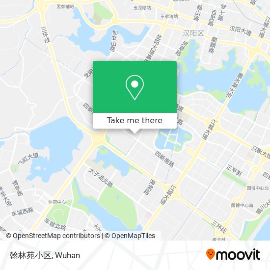 翰林苑小区 map