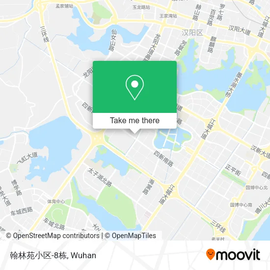 翰林苑小区-8栋 map