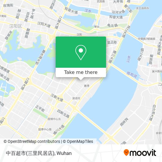 中百超市(三里民居店) map