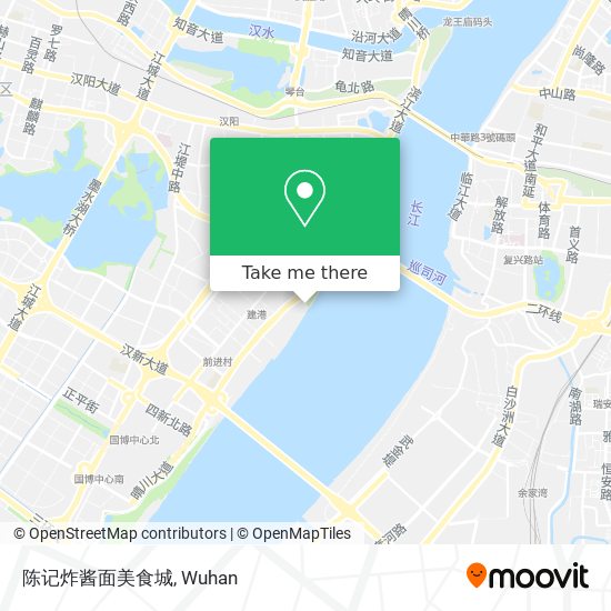 陈记炸酱面美食城 map