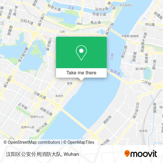 汉阳区公安分局消防大队 map