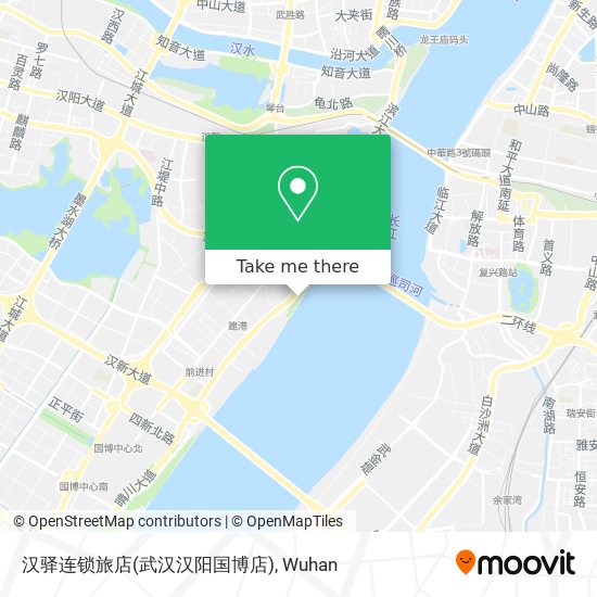 汉驿连锁旅店(武汉汉阳国博店) map