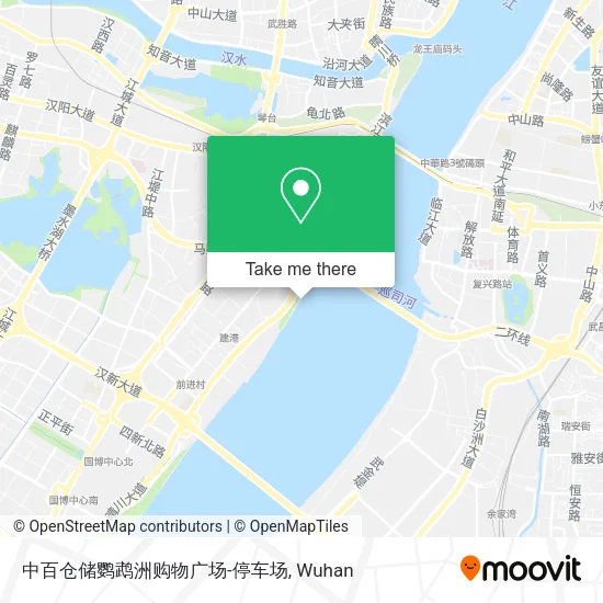 中百仓储鹦鹉洲购物广场-停车场 map