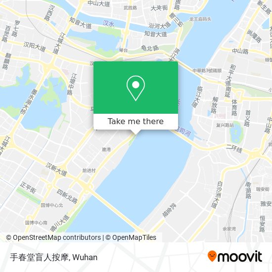 手春堂盲人按摩 map