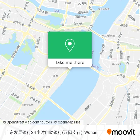 广东发展银行24小时自助银行(汉阳支行) map