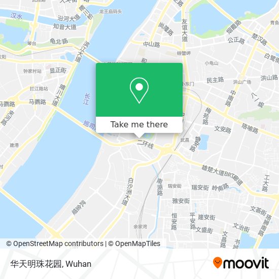 华天明珠花园 map