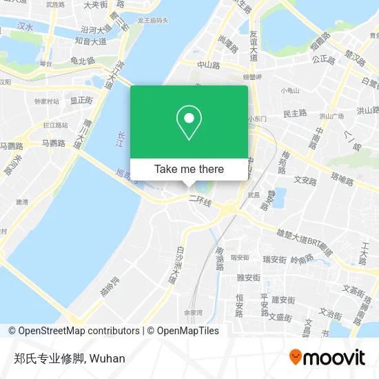 郑氏专业修脚 map