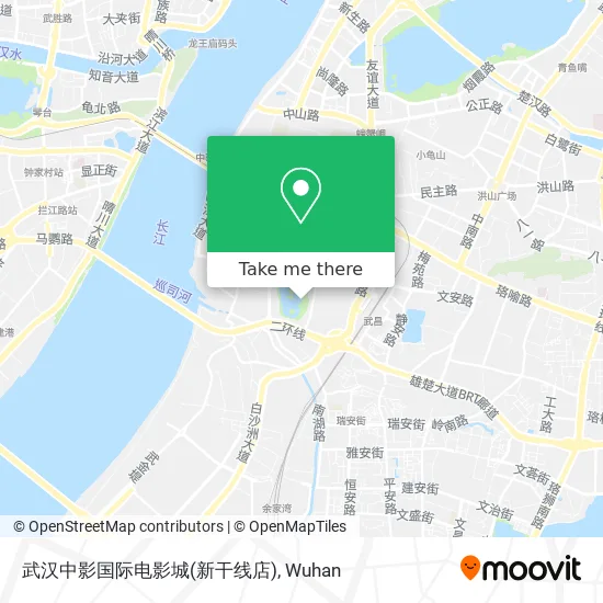 武汉中影国际电影城(新干线店) map