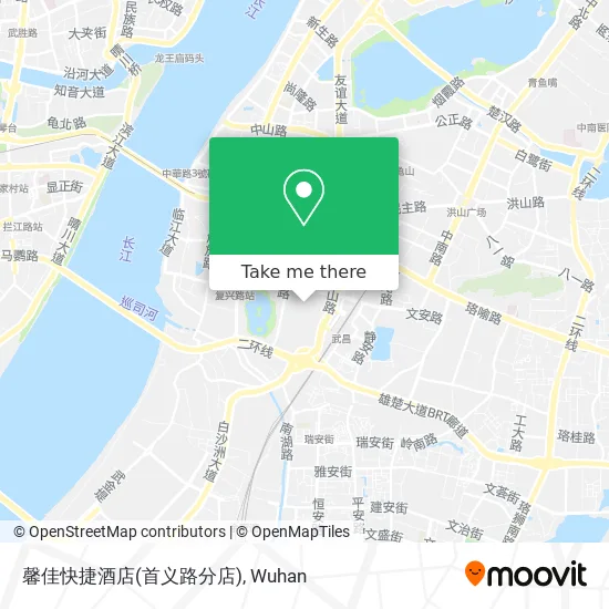 馨佳快捷酒店(首义路分店) map