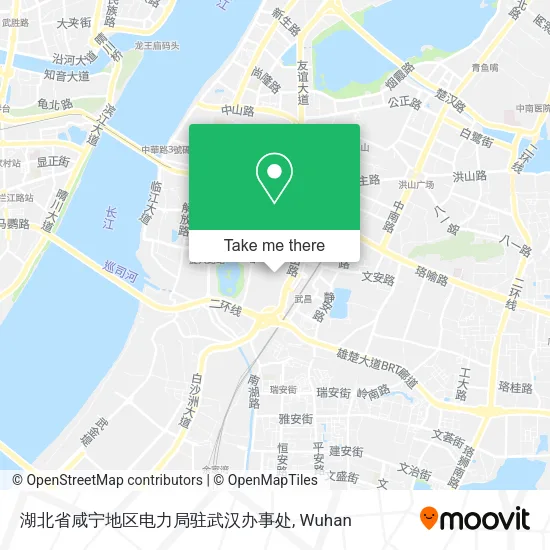 湖北省咸宁地区电力局驻武汉办事处 map